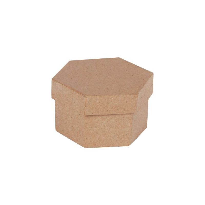 Achetez Lot de 10 boîtes hexagonales en carton, diamètre 8 cm 650102 pas cher sur Ma Rentrée Scol..