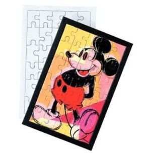 Achetez Lot de 10 puzzles blancs 30 pièces à décorer L725010 pas cher sur Ma Rentrée Scolaire