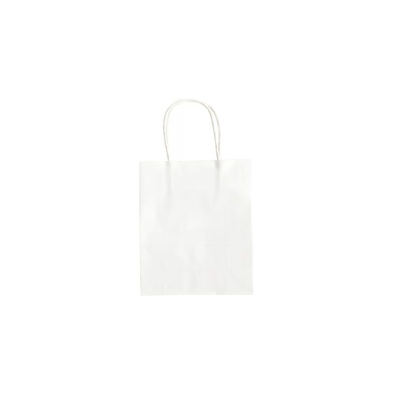 Achetez Lot de 20 sacs en kraft blanc, 18x21x8 cm 21800 pas cher sur Ma Rentrée Scolaire