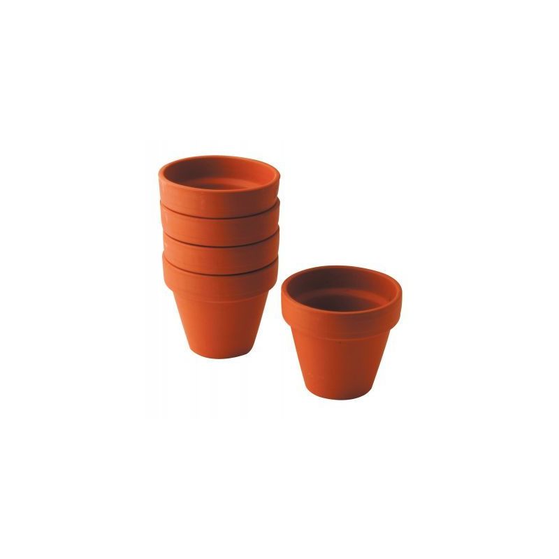Achetez Lot de 5 pots en terre cuite, diamètre 9 cm 2160 pas cher sur Ma Rentrée Scolaire