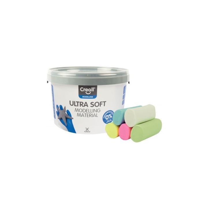 Seau 1.1 kg pate modeler soft pastel 25935