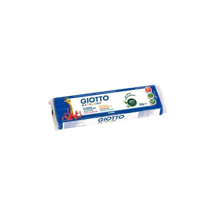 Pain de 350G de pâte à modeler Pat'Plume bleu foncé F51010300 PATPLUME GIOTTO