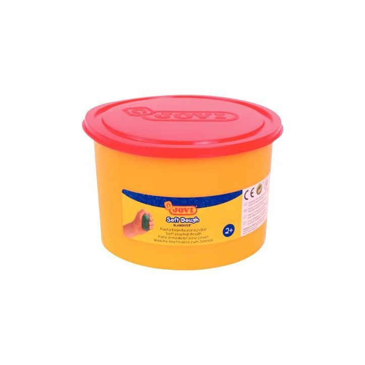 Pot de 460 grammes de pâte à jouer Blandiver rouge 46003 JOVI