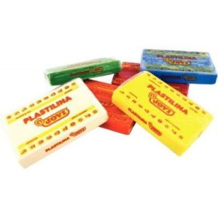 Achetez Boîte de 15 pains de 350 grammes de pâte à modeler Plastilina couleurs assorties 72S JOVI..