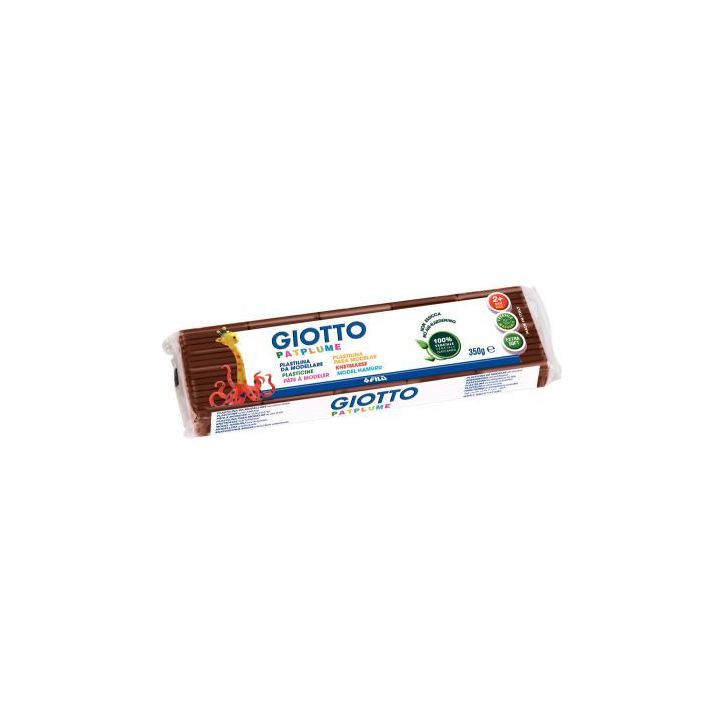Pain de 350G de pâte à modeler Pat'Plume marron F51010600 PATPLUME GIOTTO