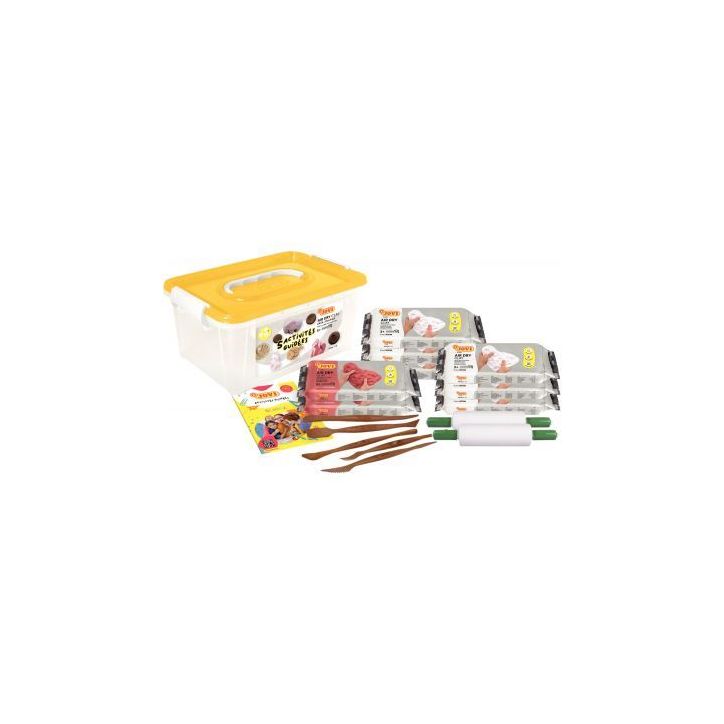 Schoolpack air dry clay 2502 JOVI