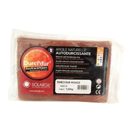 Achetez Pain de 1,5 kg argile naturelle à modeler durci dur rouge FDDR1,5 pas cher sur Ma Rentrée ..
