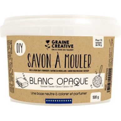 Achetez Pot de 500 grammes de savon à mouler blanc opaque 200200 pas cher sur Ma Rentrée Scolaire