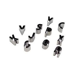 Achetez Lot de 26 emporte-pièces en métal alphabet 265056 pas cher sur Ma Rentrée Scolaire