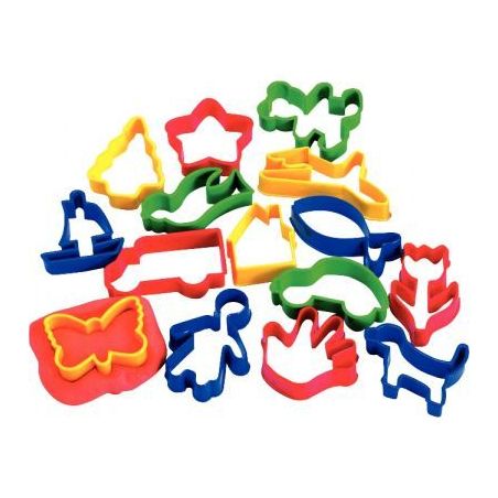 Achetez Lot de 16 maxi emporte pièces, formes et couleurs assorties : bleu, rouge, vert et jaune 75..