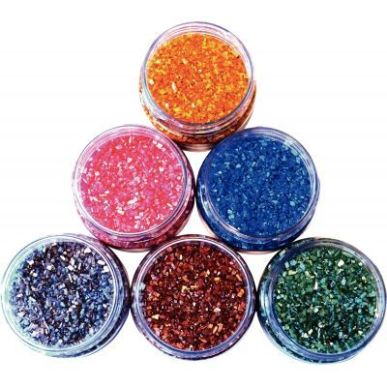 Achetez Lot de 6 salières de 150 grammes de cristaux de pierre nacrés EZNA6S150 pas cher sur Ma Re..