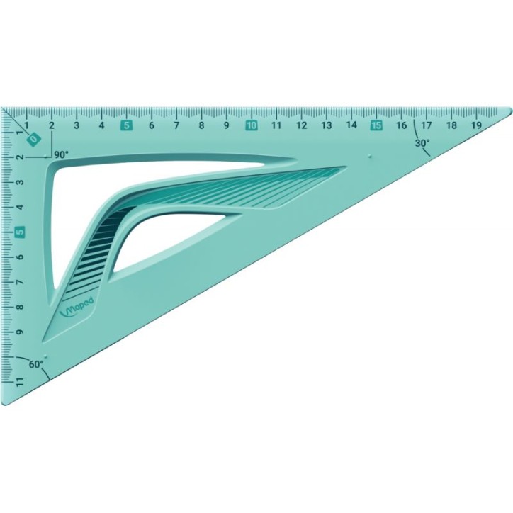 Equerre 60 degrés 21cm incassable 244621 MAPED