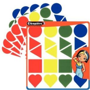 Achetez Pochette de 480 gommettes géométriques maxi assorties GA45/24 CLEOPATRE pas cher sur Ma Re..