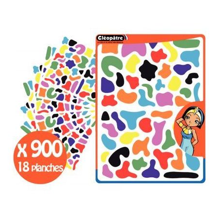 Achetez Pochette de 900 gommettes splash assorties GASPLASH/18 CLEOPATRE pas cher sur Ma Rentrée Sc..