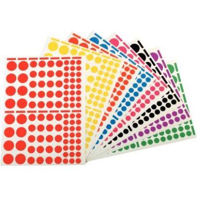 Achetez Pochette de 1 040 gommettes adhésives format ronds assortis 119219 AGIPA pas cher sur Ma Re..