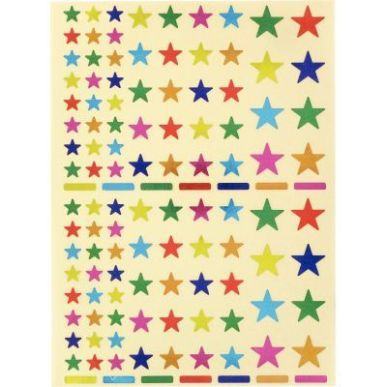 Achetez Pochette 624 gommettes étoiles couleurs assorties 18396 APLI pas cher sur Ma Rentrée Scola..