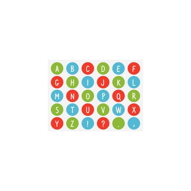 Achetez Rouleau de 900 gommettes alphabet en majuscule 102533 AGIPA pas cher sur Ma Rentrée Scolair..