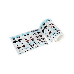 Achetez Rouleau de 1380 gommettes yeux formes et couleurs  assortis 17613 APLI pas cher sur Ma Rentr..