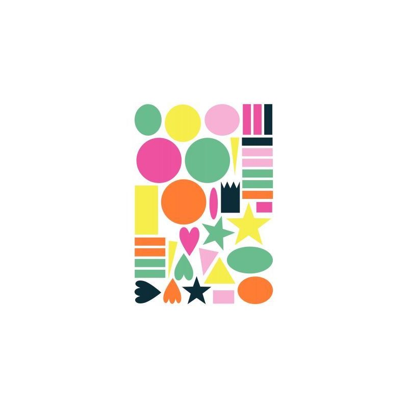 Achetez Pochette de 620 maxi gommettes baby géométriques AE184C MAILDOR CLAIREFONTAINE pas cher su..