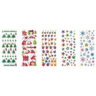 Achetez Pochette de 420 stickers 3D thème Noël assortis 16290 pas cher sur Ma Rentrée Scolaire