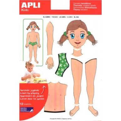 Achetez Pochette de 156 gommettes corps repositionnables 11928 APLI KIDS APLI pas cher sur Ma Rentrî.