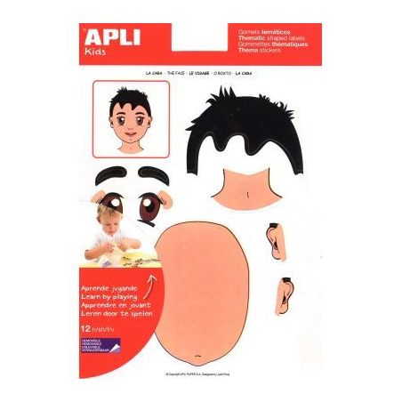 Achetez Pochette de 144 gommettes visage repositionnables 11927 APLI KIDS APLI pas cher sur Ma Rentr..