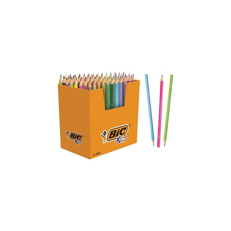 Achetez Classpack de 144 crayons de couleur Smooth assortis 301909 BIC pas cher sur Ma Rentrée Scol..