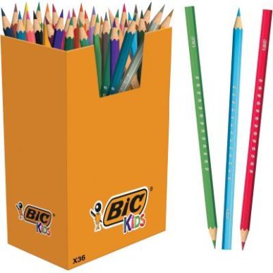 Achetez Pot de 60 crayons de couleur Smooth assortis 301908 BIC pas cher sur Ma Rentrée Scolaire