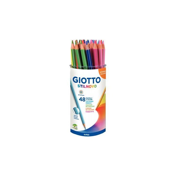 Pot de 48 crayons de couleur Stilnovo assortis F51630000 STILNOVO GIOTTO