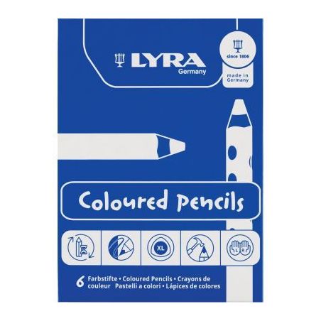 Achetez Etui de 6 crayons Jumbo 4 Color arc en ciel L3650500 LYRA pas cher sur Ma Rentrée Scolaire