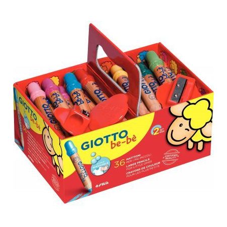 Achetez Schoolpack 36 crayons de couleurs maxi Bébé F461300 GIOTTO BEB GIOTTO pas cher sur Ma Rent..