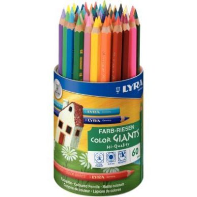 Achetez Pot de 60 crayons de couleur mines diamètre 6,25mm assortis L3943600 LYRA pas cher sur Ma R..