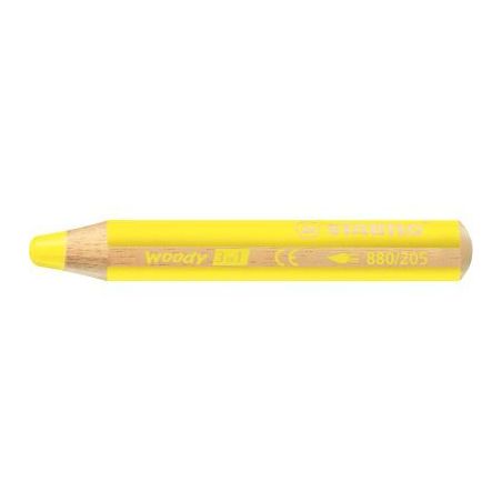 Achetez Crayon de couleur Woody jaune 880/205 STABILO pas cher sur Ma Rentrée Scolaire