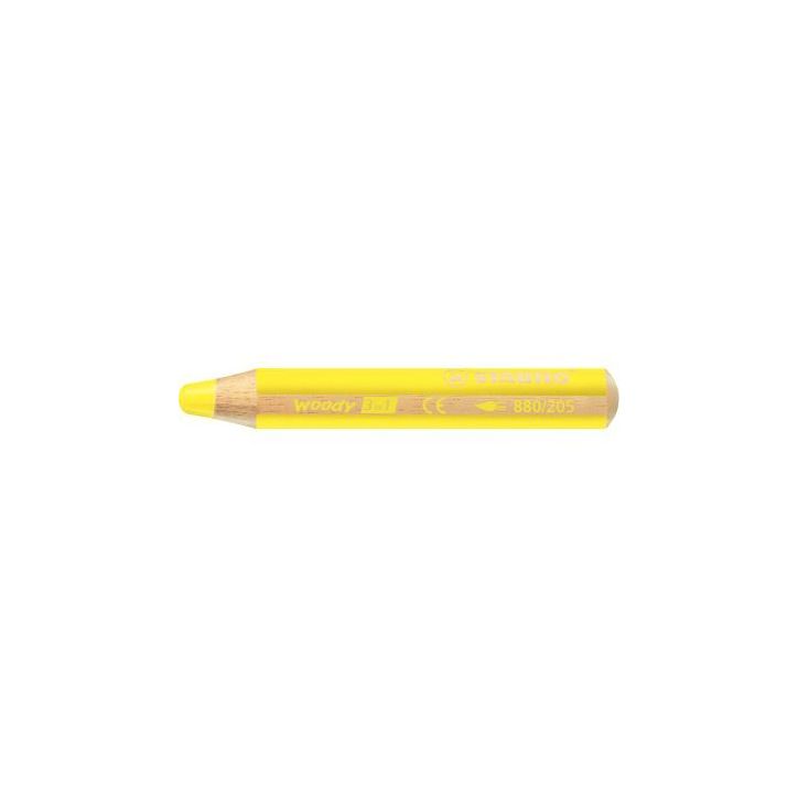Crayon de couleur Woody jaune 880/205 STABILO