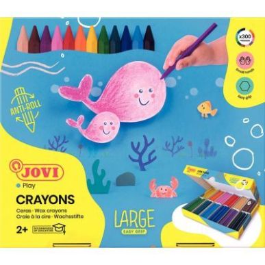 Achetez Boîte de 300 crayons plastique 12 couleurs assorties jaune, orange, rose, rouge, marron cla..