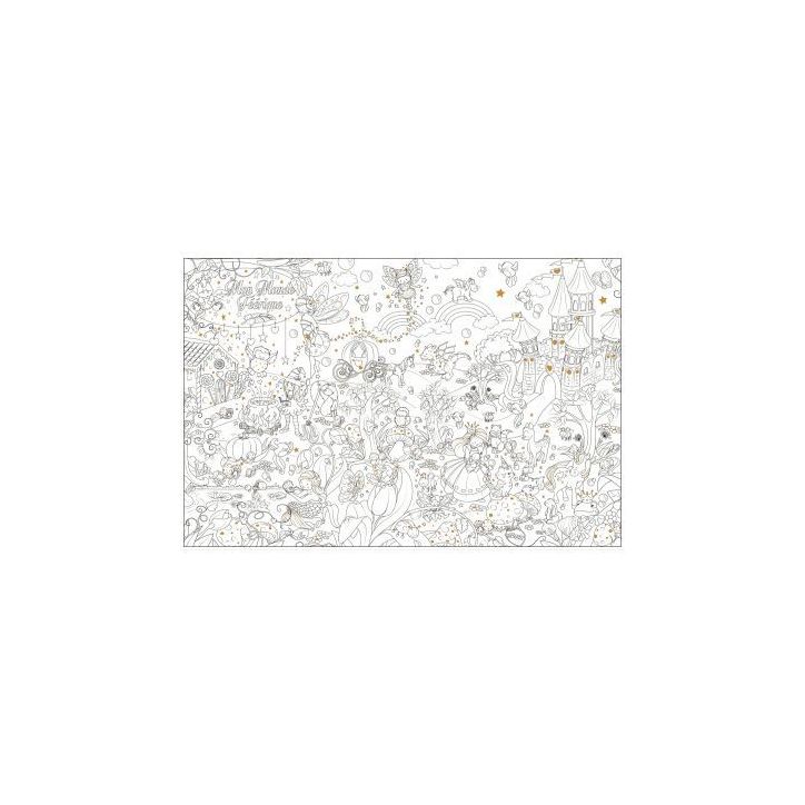 Coloriage géant fee PAPCOLORGFEE