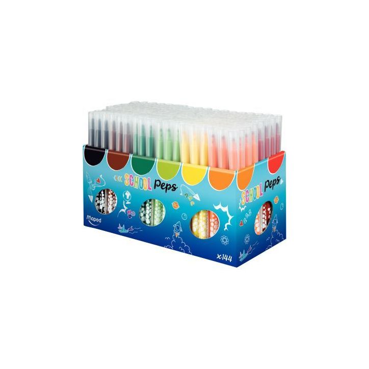 Classpack de 144 feutres School Peps 845004 MAPED