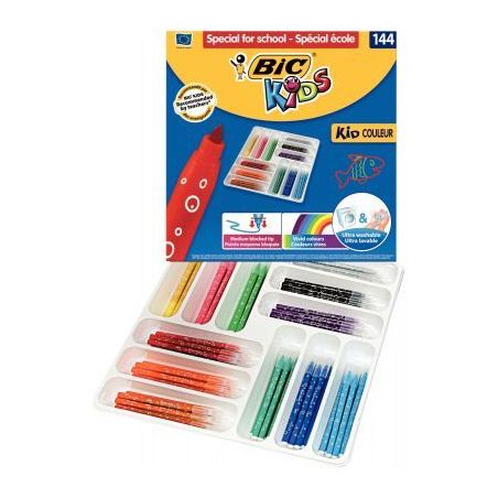 Achetez Classpack 144 feutres Kid couleurs assortis 887837 BIC pas cher sur Ma Rentrée Scolaire
