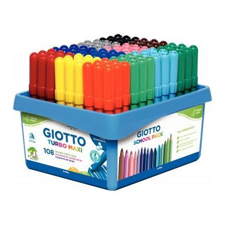 Achetez Classpack de 108 feutres Turbo Maxi F526100 GIOTTO pas cher sur Ma Rentrée Scolaire