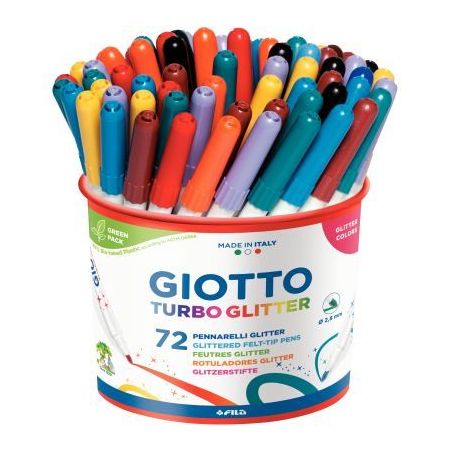 Achetez Pot de 72 feutres Turbo Glitter F516800 GIOTTO pas cher sur Ma Rentrée Scolaire