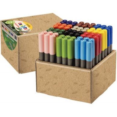 Achetez Pack de 72 feutres éco family jumbo 8003511243616 CARIOCA pas cher sur Ma Rentrée Scolaire
