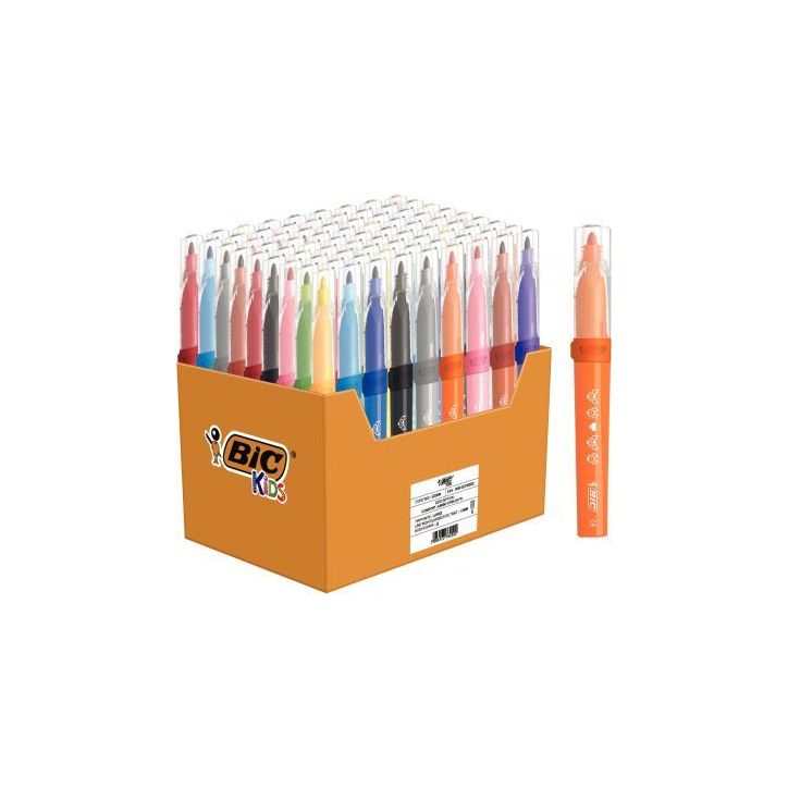 Classpack de 96 feutres Confort Jumbo 523588 BIC