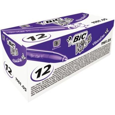 Achetez Boîte de 12 feutres Visacolor 1161 violet 8289814 VISACOLOR BIC pas cher sur Ma Rentrée Sc..