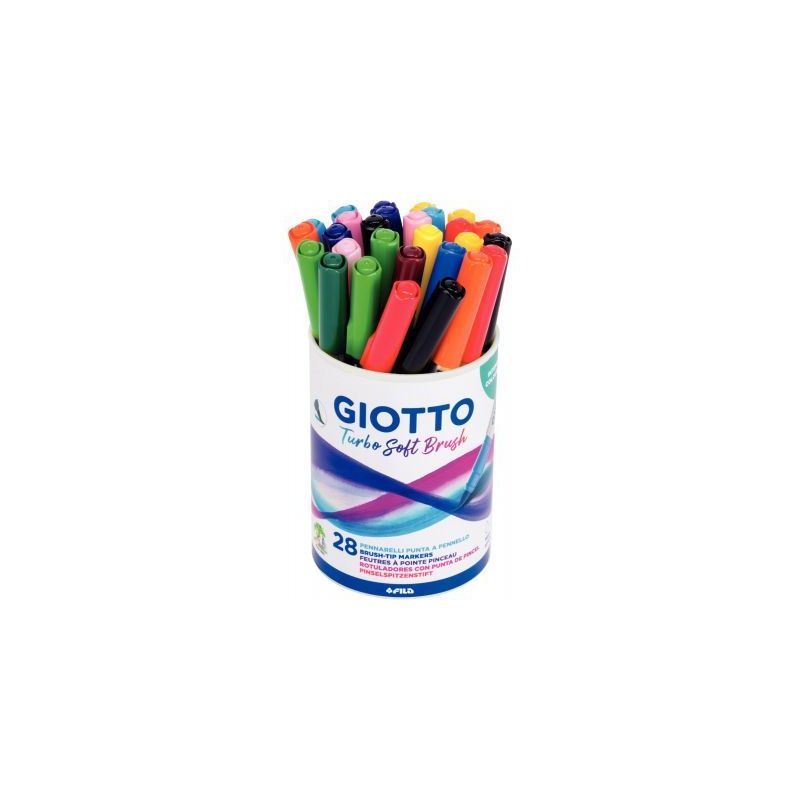 Achetez Pot de 28 feutres Soft Brush F523200 GIOTTO pas cher sur Ma Rentrée Scolaire Achetez Pot de 28 feutres Soft Brush F523200 GIOTTO pas cher sur Ma Rentrée Scolaire