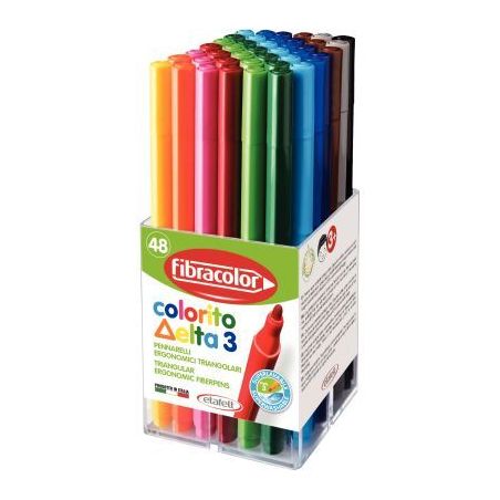 Achetez Pot de 48 feutres triangulaire delta 3 10333SW048BA pas cher sur Ma Rentrée Scolaire