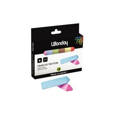Achetez Etui de 8 craies trottoir assorties FEC700192 pas cher sur Ma Rentrée Scolaire