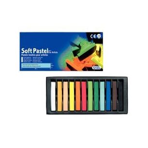 Achetez Boite de 12 pastels sec carre assorties MP12 pas cher sur Ma Rentrée Scolaire