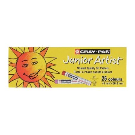 Achetez Boîte de 25 pastels Cray-pas Junior Artist assorties XEP25RT CRAY-PAS pas cher sur Ma Rent..