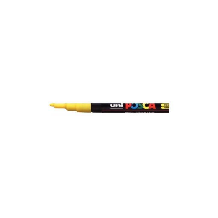 Marqueur pointe fine conique jaune PC3M J POSCA UNIBALL