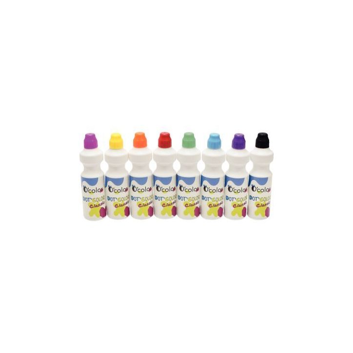 Schoolpack de 8 marqueurs Color 75ml assortis 2128
